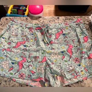 Linen Map Shorts w Pockets Vineyard Vines XL